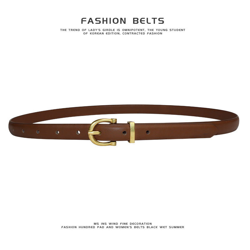 Trendy Harajuku-style Fashion Belt For Womens Commuter Pants