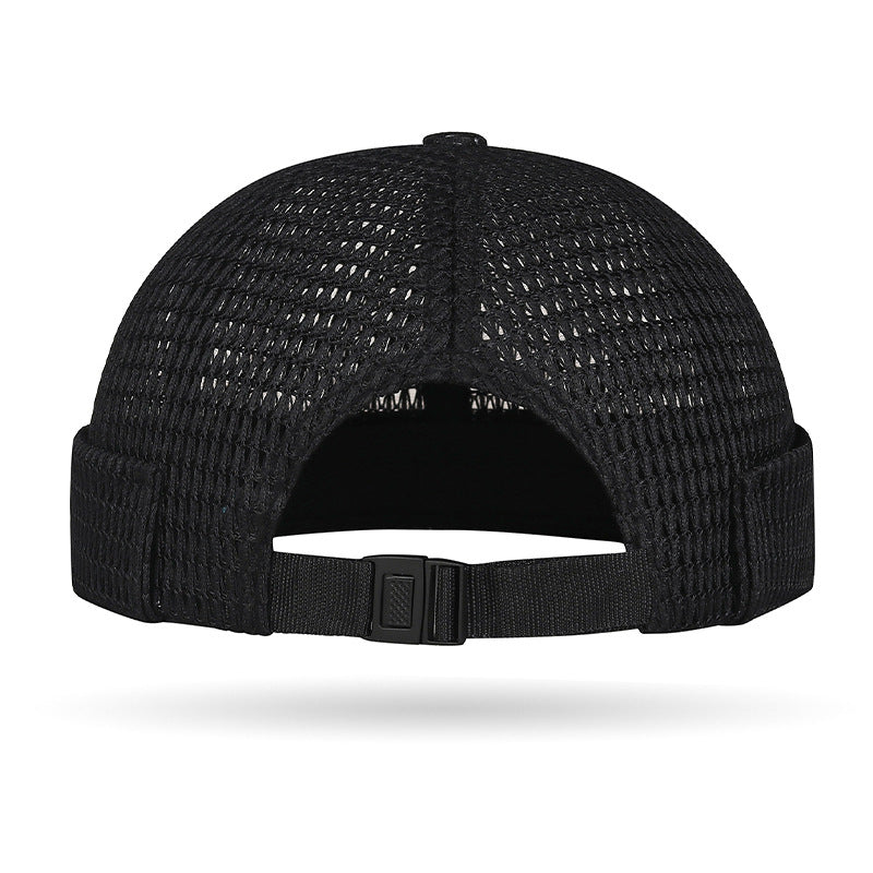 Summer New Sewn Hollow Large-Grid Mesh Hat For Women