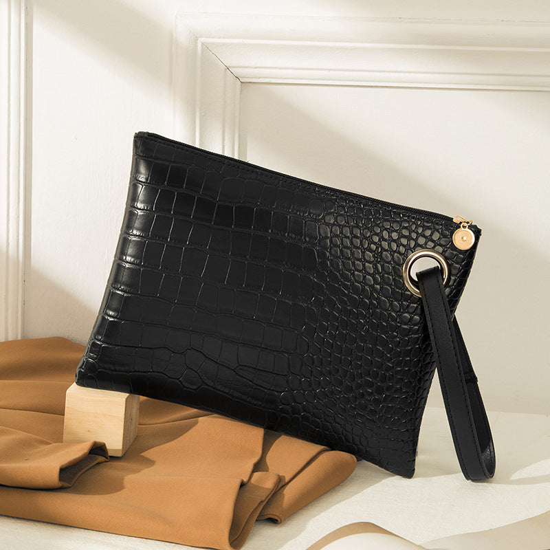 Womens Simple Large-Capacity Clutch Bag With Print
