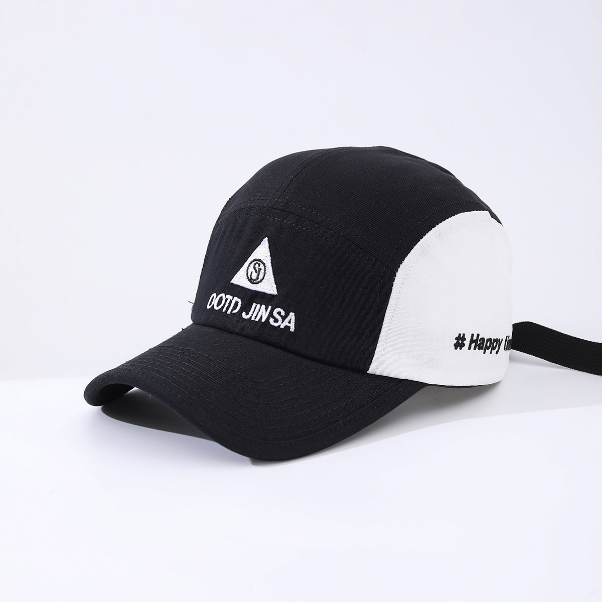 Women's  Embroidered Letter Triangle Pattern Adjustable Soft Cap With Simple And Versatile Style Baseball Cap Suitable For Outdoor Sun Protection And Hiking Outings