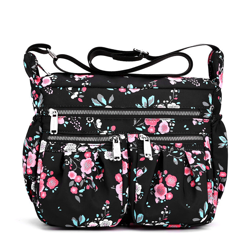 Large-capacity Multi-layer Shoulder Bag Nylon Crossbody Bag