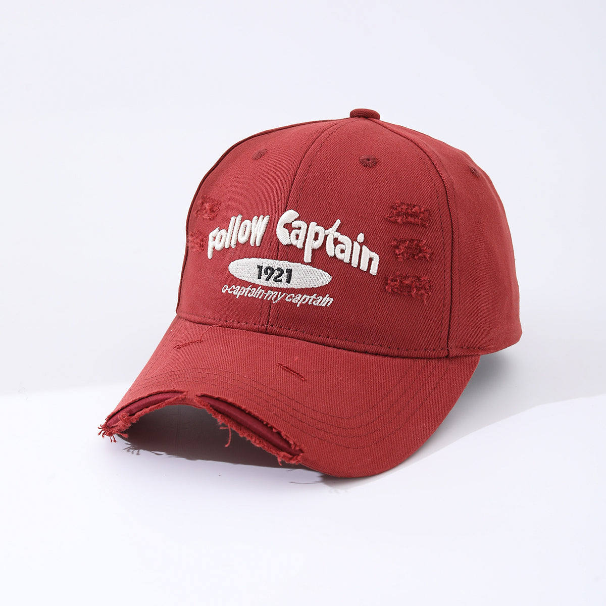 The New Convertible Baseball Cap With Holes And Embroidered Letters, Featuring The Year 1921 And Adjustable Design, Is Perfect For Daily Commuting, Outdoor Travel And Casual Wear.