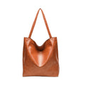 Retro Oil Wax Leather Simple All-Match Fashion Handbag