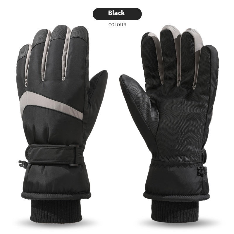 Skiing Gloves Winter Touch Screen Motorcycle Fleece-lined Warm