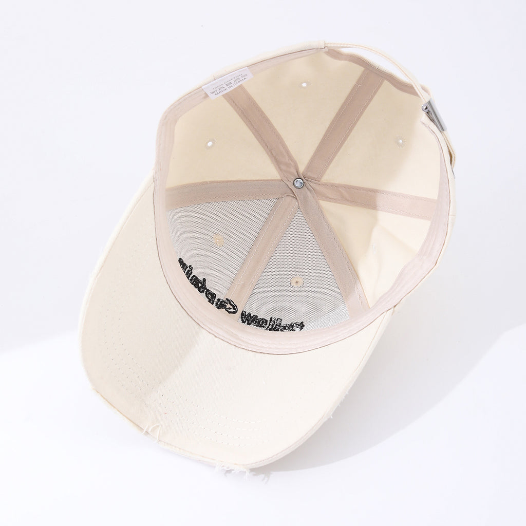 The New Convertible Baseball Cap With Holes And Embroidered Letters, Featuring The Year 1921 And Adjustable Design, Is Perfect For Daily Commuting, Outdoor Travel And Casual Wear.
