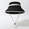 The New Solid-color Grid Sunshade And Windproof Simple Casual Style Fisherman Hat Is Suitable For Outdoor Hiking, Camping, Fishing, Travel And Photography.