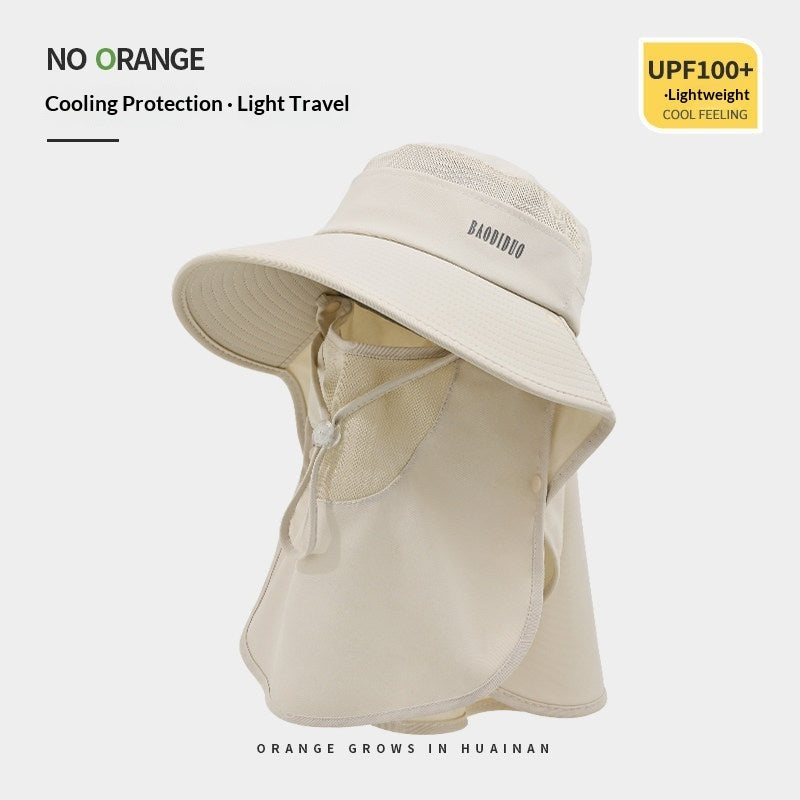 Summer Ice Silk Wide-Brim Sun Hat