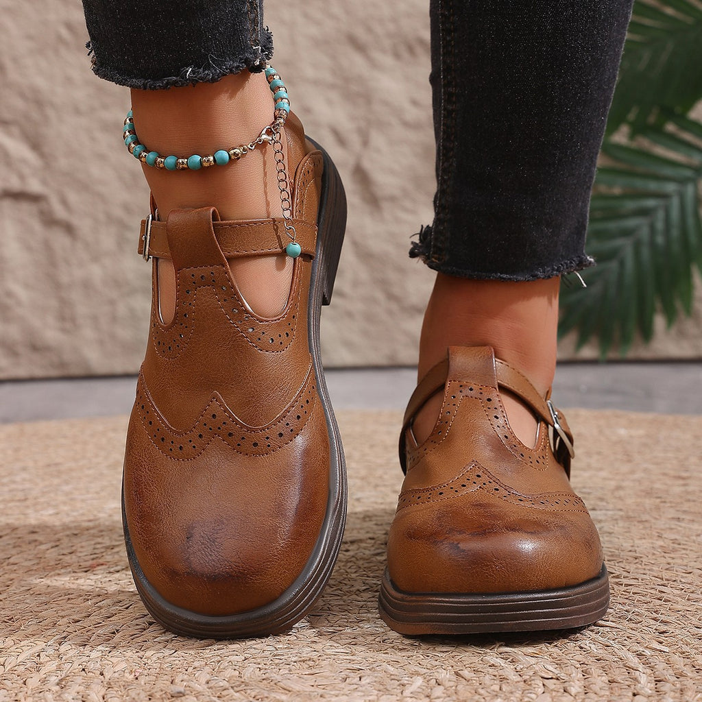 Thong Sandals Chunky-heeled Shoes Lightweight And Comfortable Footwear